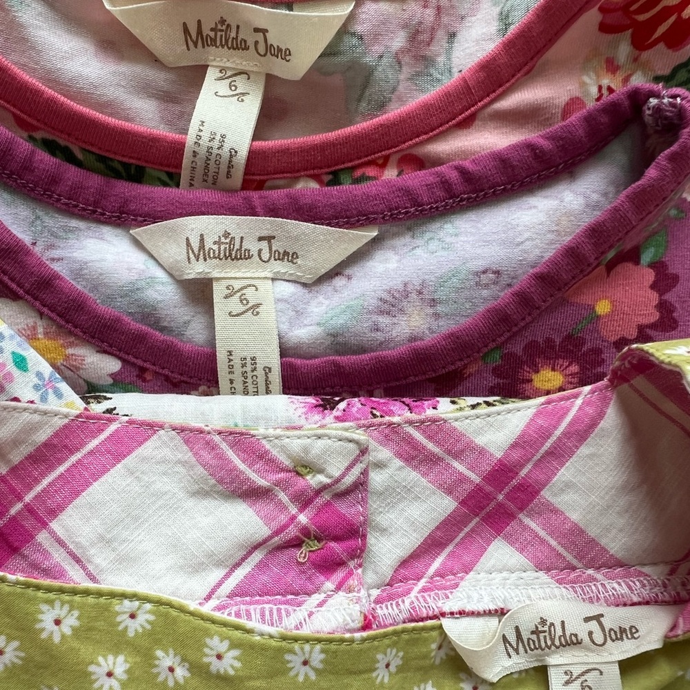 3 Matilda Jane shirts 6